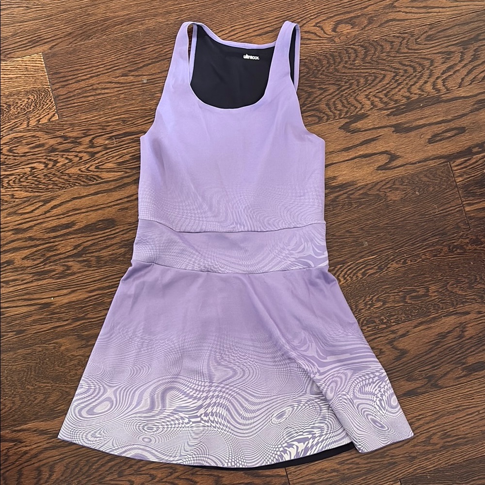 Ultracor Purple Fit and Flare Mini Dress